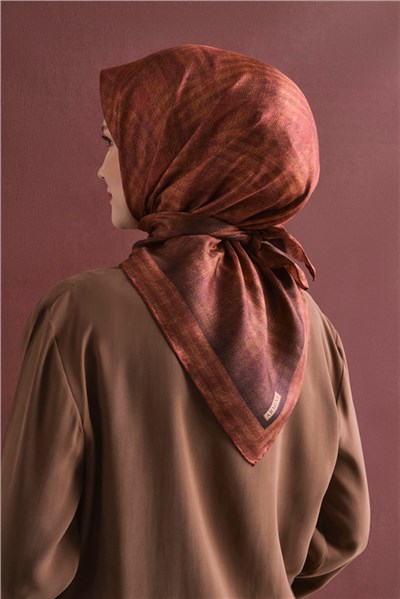 Armine Saf İpek Twill Eşarp 9628D 02