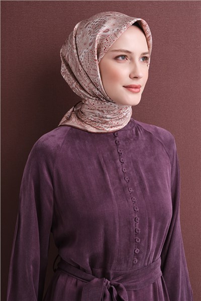 Armine Saf İpek Twill Eşarp 9631D 02