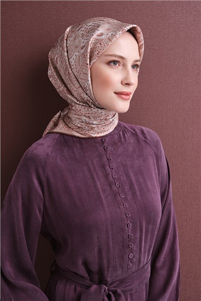 Armine Saf İpek Twill Eşarp 9631D 02