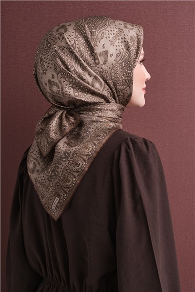 Armine Saf İpek Twill Eşarp 9631D 86