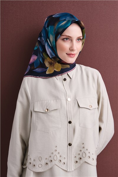 Armine Saf İpek Twill Eşarp 9632D 37