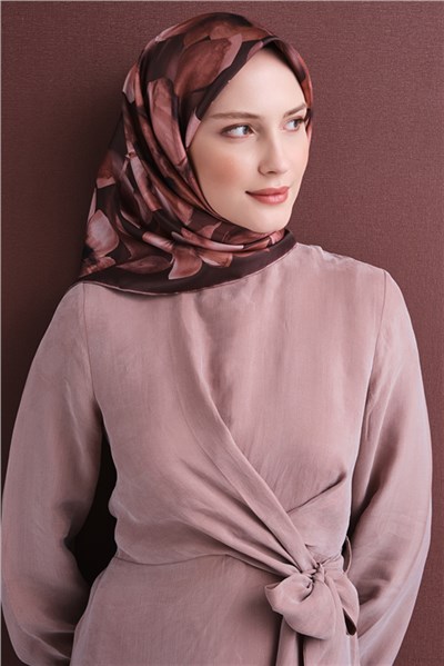 Armine Saf İpek Twill Eşarp 9632D 55