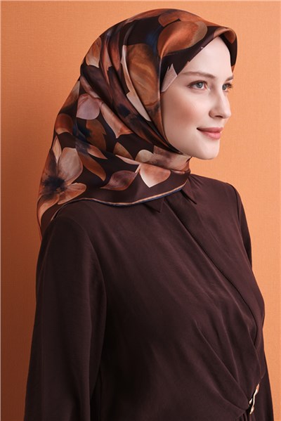 Armine Saf İpek Twill Eşarp 9632D 81