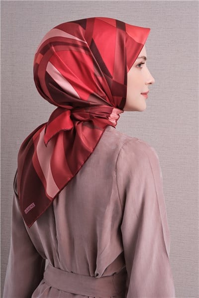 Armine Saf İpek Twill Eşarp 9633D 03