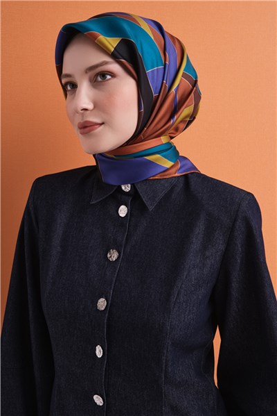 Armine Saf İpek Twill Eşarp 9633D 52