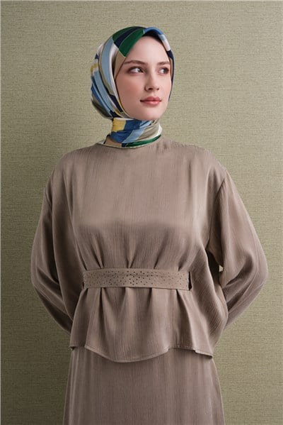 Armine Saf İpek Twill Eşarp 9633D 84