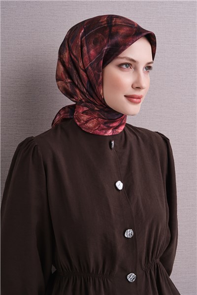 Armine Saf İpek Twill Eşarp 9635D 03