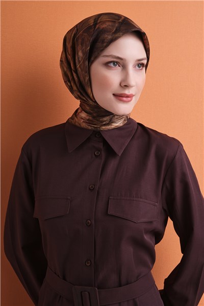 Armine Saf İpek Twill Eşarp 9635D 31