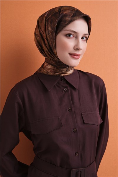 Armine Saf İpek Twill Eşarp 9635D 31