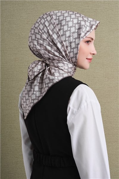 Armine Saf İpek Twill Eşarp 9636D 01