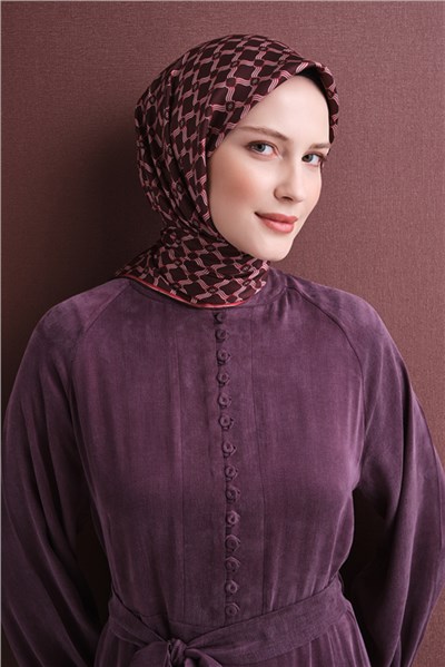 Armine Saf İpek Twill Eşarp 9636D 80