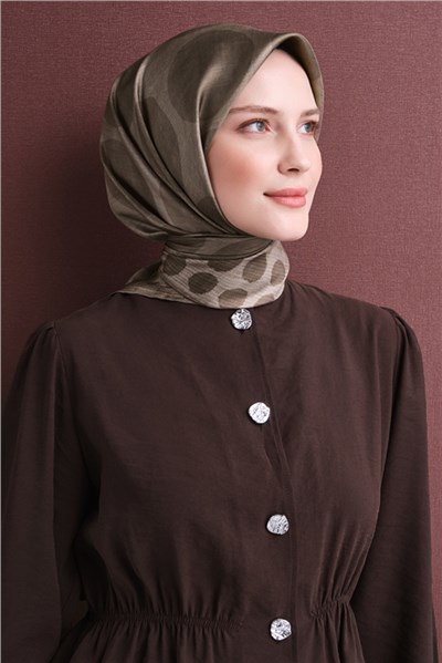 Armine Saf İpek Twill Eşarp 9637D 01