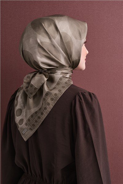 Armine Saf İpek Twill Eşarp 9637D 01