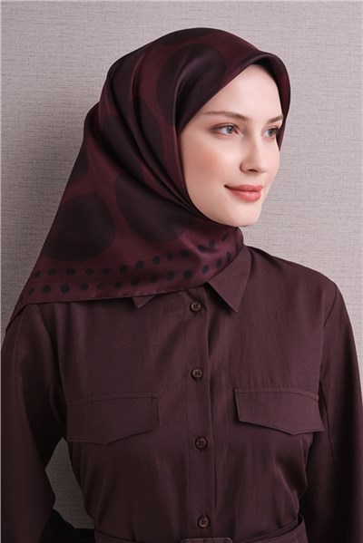 Armine Saf İpek Twill Eşarp 9637D 51