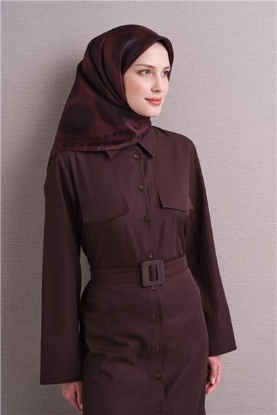 Armine Saf İpek Twill Eşarp 9637D 51