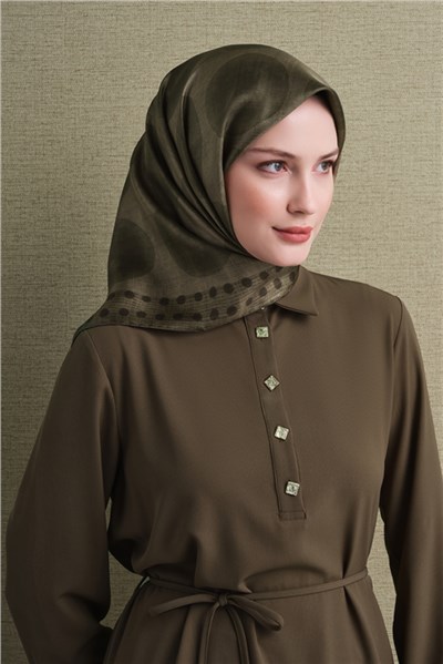 Armine Saf İpek Twill Eşarp 9637D 53