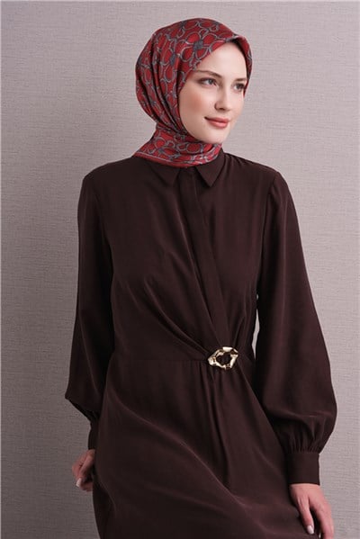 Armine Saf İpek Twill Eşarp 9638D 34