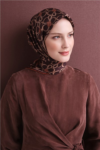 Armine Saf İpek Twill Eşarp 9638D 52