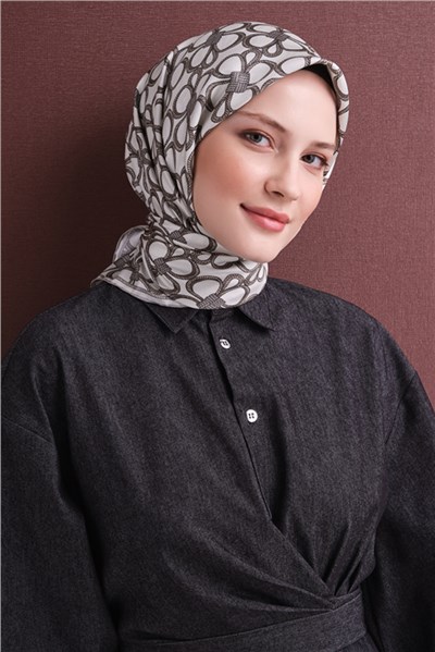 Armine Saf İpek Twill Eşarp 9638D 87