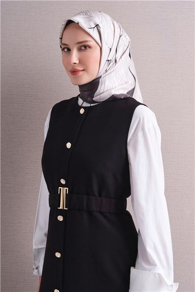 Armine Saf İpek Twill Eşarp 9639D 03