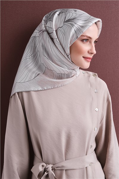 Armine Saf İpek Twill Eşarp 9639D 80