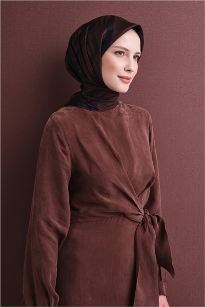 Armine Saf İpek Twill Eşarp 9643D 02