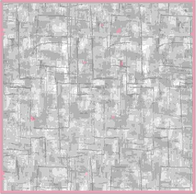 Armine Soyut Desenli Saf İpek Sura Eşarp 9339D 82