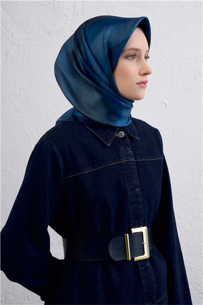 Armine Soyut Desenli Saf İpek Twill Eşarp 9436D 81