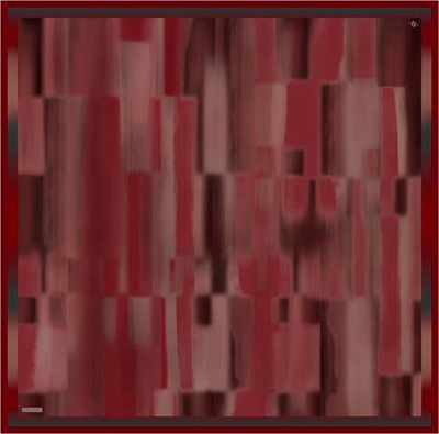 Armine Soyut Desenli Saf İpek Twill Eşarp 9436D 80