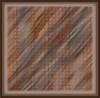Armine Soyut Desenli Saf İpek Twill Eşarp 9420D 86