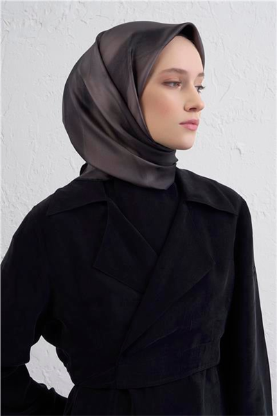 Armine Soyut Desenli Saf İpek Twill Eşarp 9436D 54