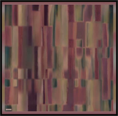 Armine Soyut Desenli Saf İpek Twill Eşarp 9436D 31