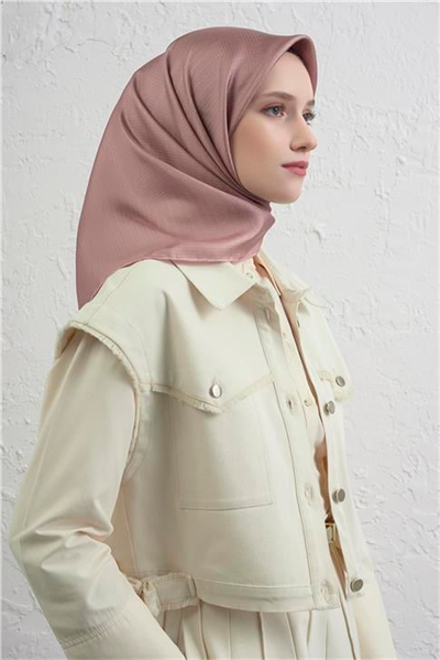Armine Soyut Desenli Saf İpek Twill Eşarp 9415D 38