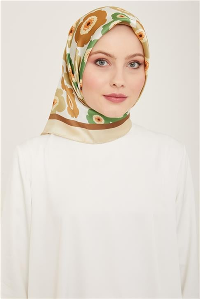 Armine Soyut Desenli Sura İpek Eşarp 24Ya9107 6 35