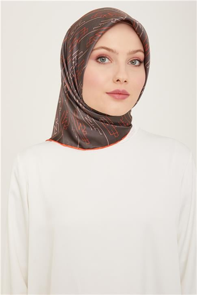 Armine Soyut Desenli Sura İpek Eşarp 24Ya9143 83 50