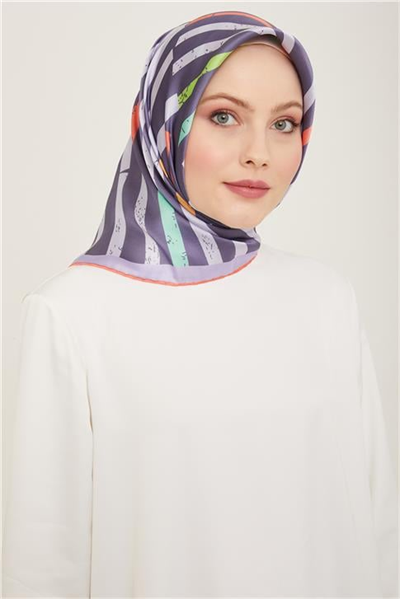 Armine Soyut Desenli Sura İpek Eşarp 24Ya9102 52 61