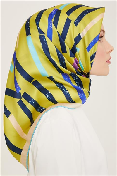 Armine Soyut Desenli Sura İpek Eşarp 24Ya9102 52 81