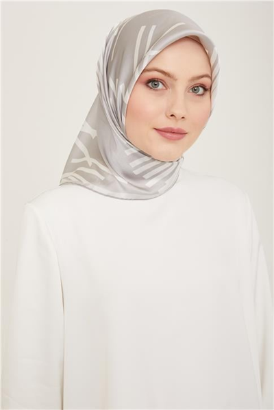 Armine Soyut Desenli Sura İpek Eşarp 24Ya9158 55