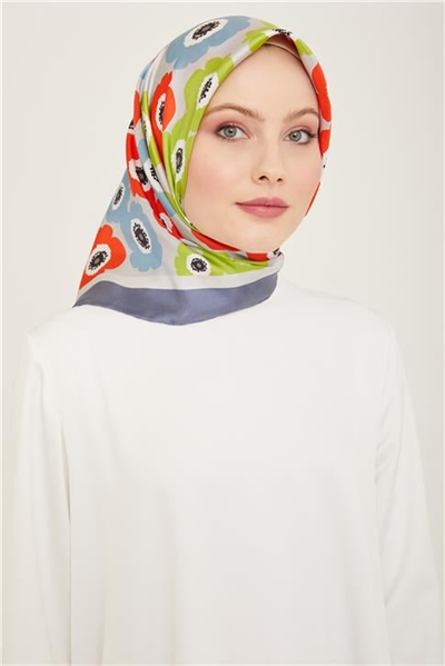 Armine Soyut Desenli Sura İpek Eşarp 24Ya9107 6 54