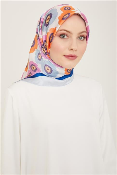 Armine Soyut Desenli Sura İpek Eşarp 24Ya9107 6 39