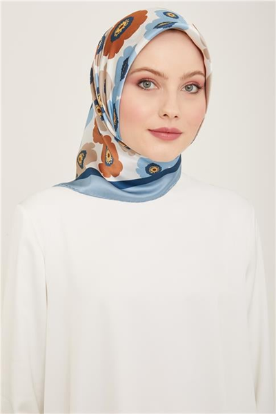 Armine Soyut Desenli Sura İpek Eşarp 24Ya9107 6 37