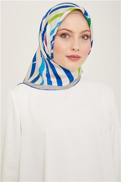 Armine Soyut Desenli Sura İpek Eşarp 24Ya9102 52 02