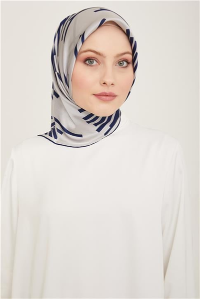 Armine Soyut Desenli Sura İpek Eşarp 24Ya9158 53