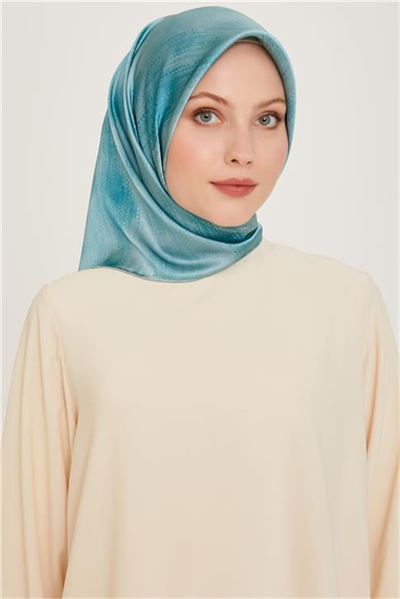 Armine Soyut Desenli Sura Saf İpek Eşarp 9221D 35