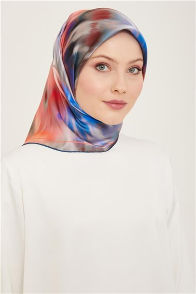 Armine Soyut Desenli Twill İpek Eşarp 24Ya9136 36 83