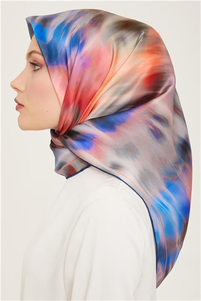 Armine Soyut Desenli Twill İpek Eşarp 24Ya9136 36 83