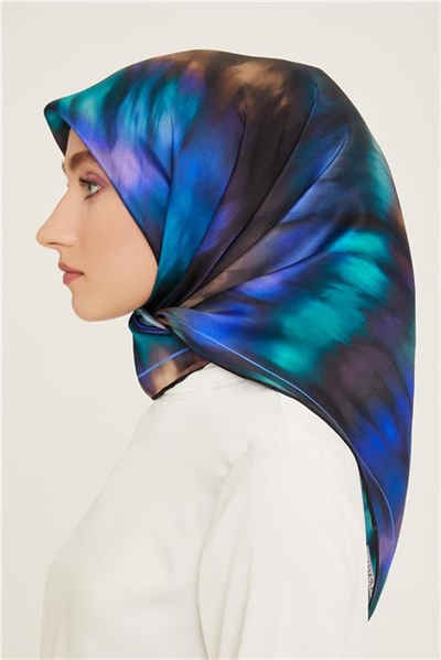 Armine Soyut Desenli Twill İpek Eşarp 24Ya9136 36 58