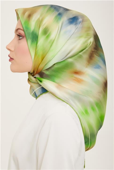Armine Soyut Desenli Twill İpek Eşarp 24Ya9136 36 02