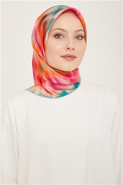 Armine Soyut Desenli Twill İpek Eşarp 24Ya9136 36 31