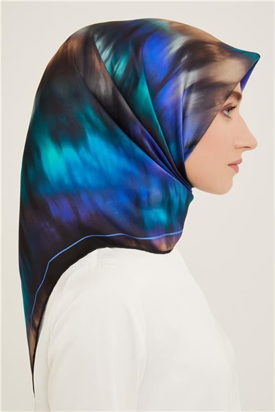 Armine Soyut Desenli Twill İpek Eşarp 24Ya9136 36 58